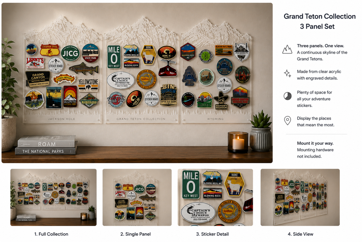 Grand Teton Collection — Two Panels